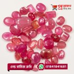 Large collection of loose faceted oval, rectangle, and cushion cut natural Old Burma Ruby gemstones by Proyojonstore